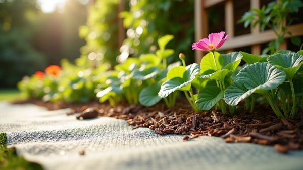 Découvrez les avantages du géotextile dans un carré potager : protection et efficacité